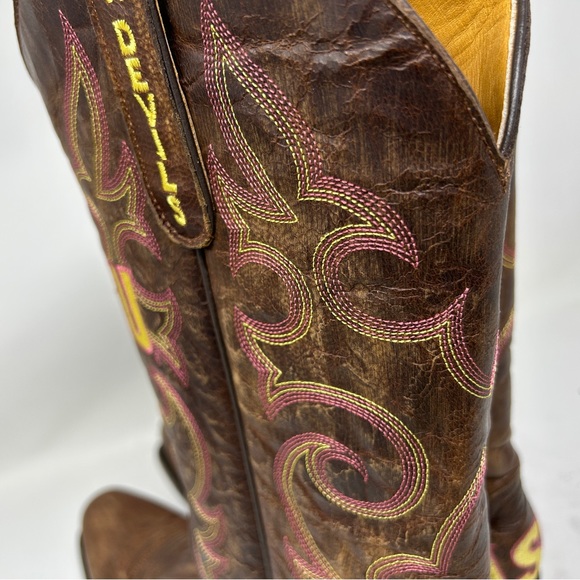 Arizona State Sun Devils Men's Board Room Style Boots size 11 D NCAA ASU - Picture 3 of 9